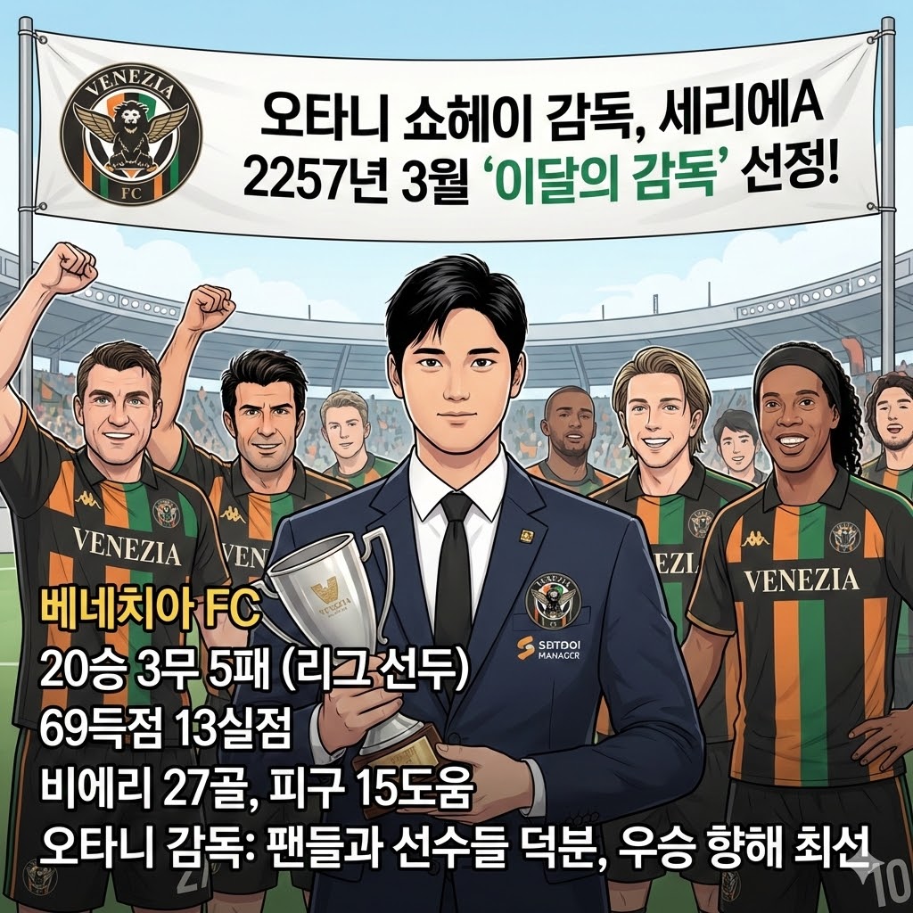 오타니 쇼헤이, 세리에A [2257년 3월]을 지배하다!